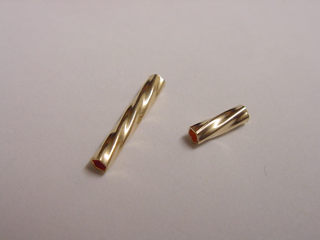 GF Tube Twisted Straight 2x6, 2x12mm